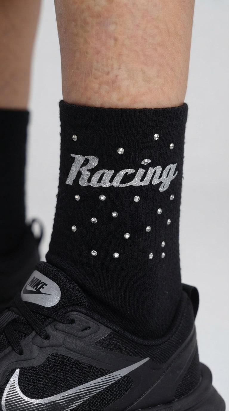 Biker Crew Black Sock / Rider Bilek Çorap