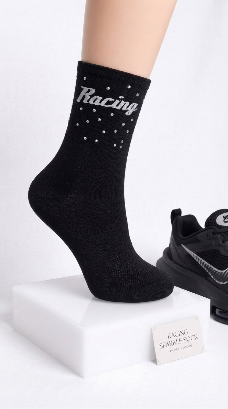 Biker Crew Black Sock / Rider Bilek Çorap