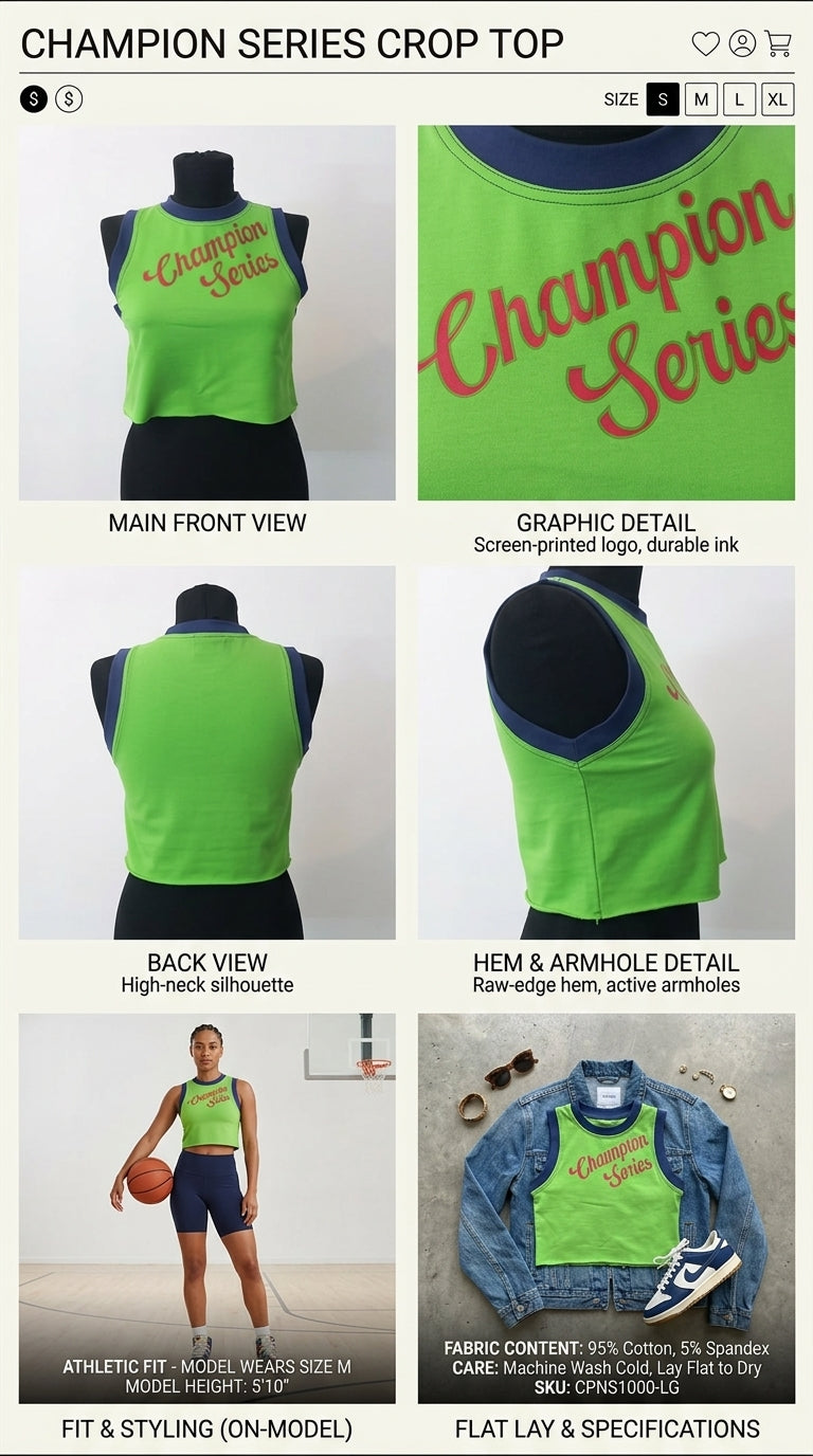 Crop top atlet