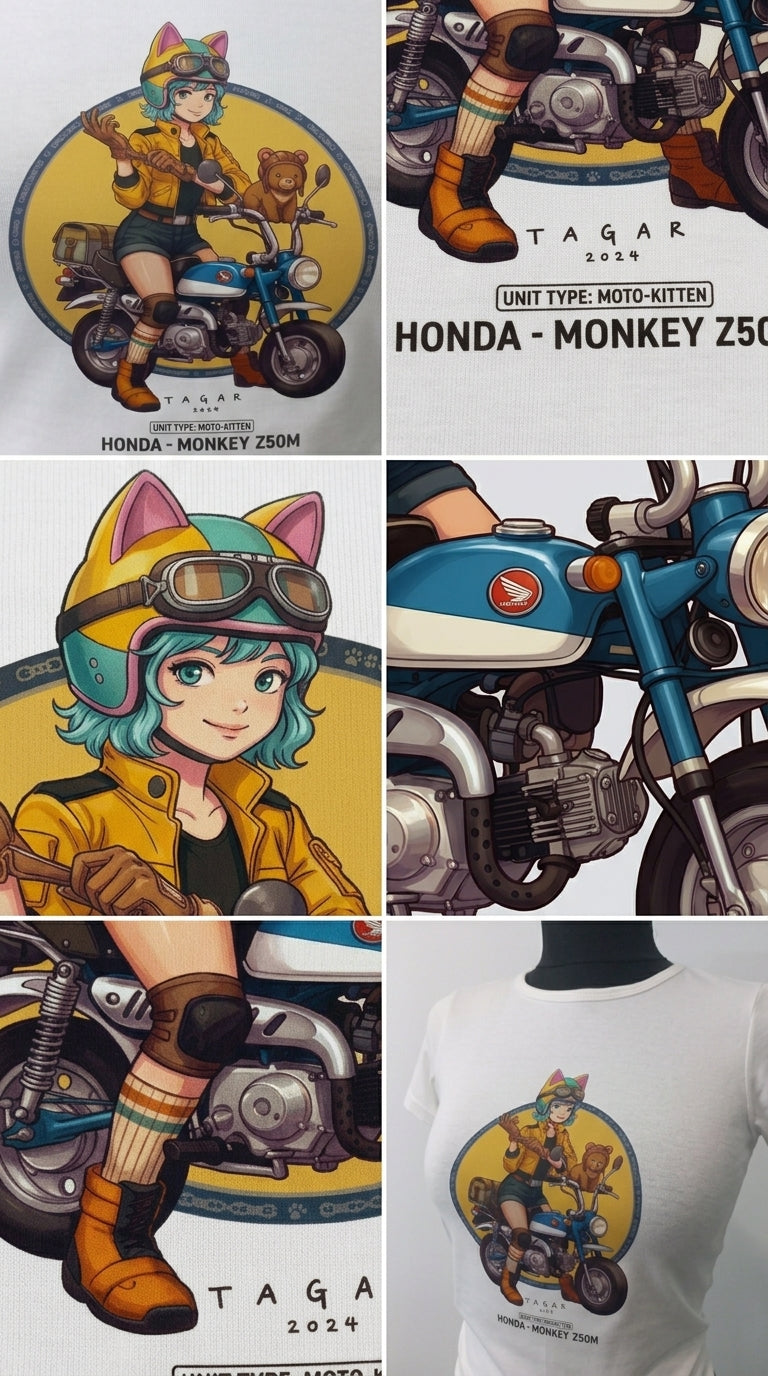 Honda Monkey 250M Fitted Tişört
